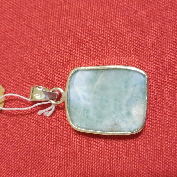 LARIMAR New STERLING SILVER LARIMAR pendant - Picture 3 of 7